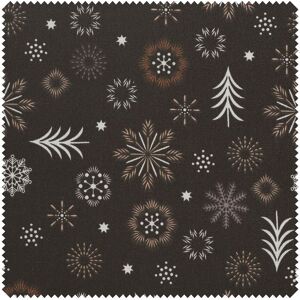 Baumwoll-Stoff "Weihnachtszeit" - Schwarz Baumwoll-Stoff "Weihnachtszeit" - Schwarz