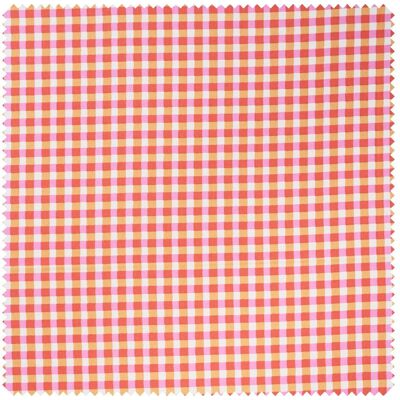 Baumwoll-Stoff "Karo Kavia Red" Baumwoll-Stoff "Karo Kavia Red"