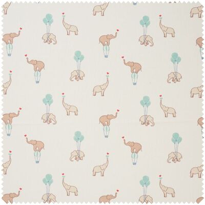 Baumwoll-Stoff "Flying Elephants" Baumwoll-Stoff "Flying Elephants"