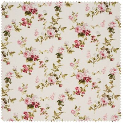 Motiv-Stoff Leinenoptik "Rosen" Motiv-Stoff Leinenoptik "Rosen"