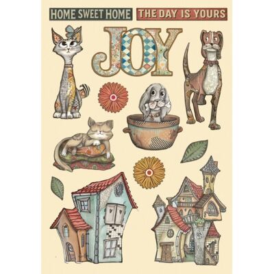 Stamperia Lasercut-Motive "Furry Friends" Stamperia Lasercut-Motive "Furry Friends"