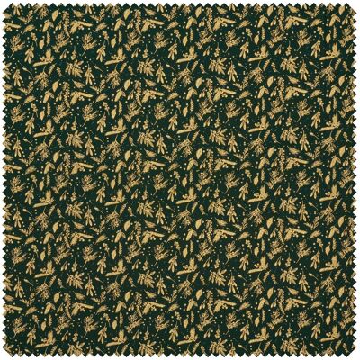 Baumwoll-Stoff Popeline Hot-Foil "Holly Green" Baumwoll-Stoff Popeline Hot-Foil "Holly Green"