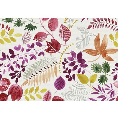 Motiv-Stoff Leinenoptik "Guajira Leaves" Motiv-Stoff Leinenoptik "Guajira Leaves"