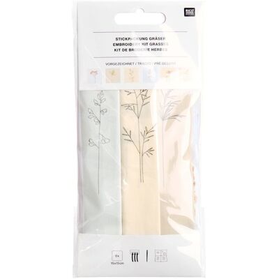 Rico Design Stickpackung "Blumen und Gräser", vorgezeichnet Rico Design Stickpackung "Blumen und Gräser", vorgezeichnet