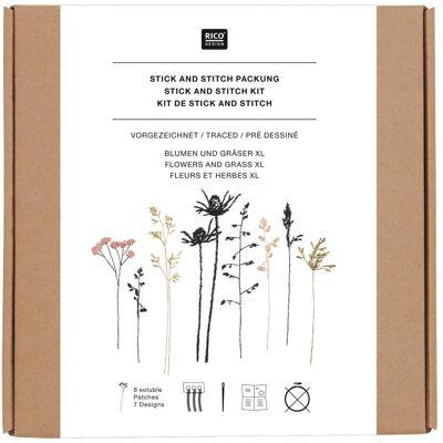 Rico Design Stick & Stitch XL "Blumen und Gräser" Rico Design Stick & Stitch XL "Blumen und Gräser"