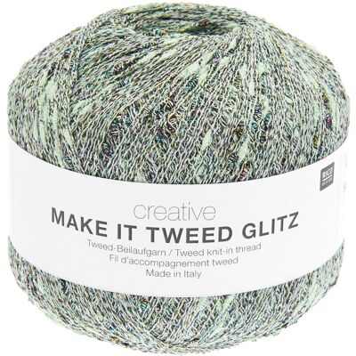 Rico Design Creative "Make It Tweed Glitz" - Mint Rico Design Creative "Make It Tweed Glitz" - Mint