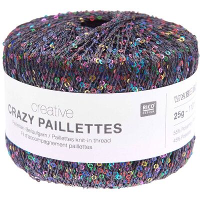 Rico Design Creative "Crazy Paillettes" - Anthrazit Rico Design Creative "Crazy Paillettes" - Anthrazit