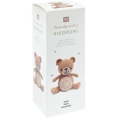 Rico Design Ricorumi Mini Easy Häkelset - Teddy Rico Design Ricorumi Mini Easy Häkelset - Teddy