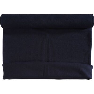 Bündchenstoff 1x1 Rippe "Uni" - Dark Navy Bündchenstoff 1x1 Rippe "Uni" - Dark Navy