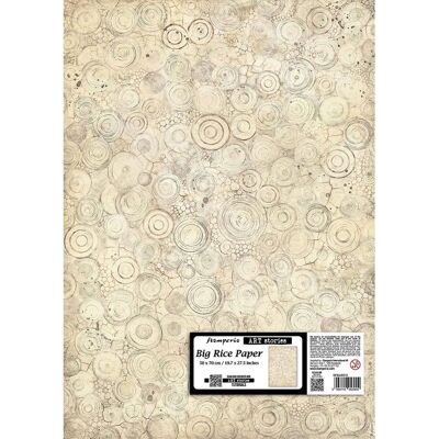 Stamperia Motiv-Strohseide "All Around", 50 x 70 cm - Rings Stamperia Motiv-Strohseide "All Around", 50 x 70 cm - Rings