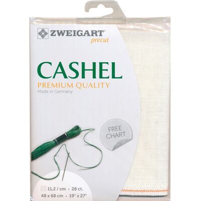 Zweigart Leinen Zählstoff "Cashel" - Farbe 101, Off-White Zweigart Leinen Zählstoff "Cashel" - Farbe 101, Off-White