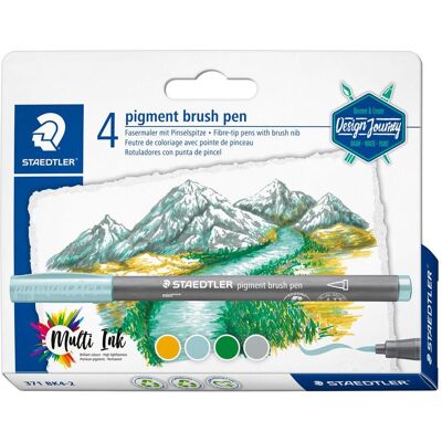 STAEDTLER Brush Pens, 4er-Set - Lake Colours STAEDTLER Brush Pens, 4er-Set - Lake Colours
