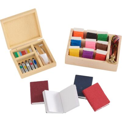 HobbyFun Miniatur-Set "Bastelatelier" HobbyFun Miniatur-Set "Bastelatelier"
