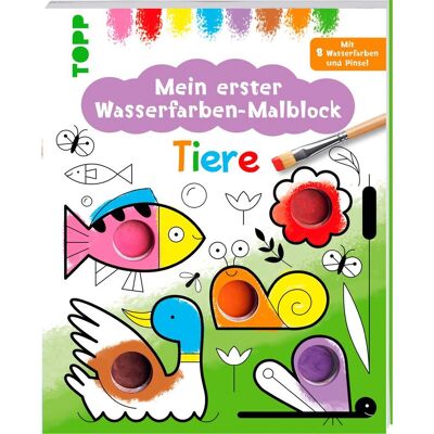 Topp Buch "Mein erster Wasserfarben-Malblock - Tiere" Topp Buch "Mein erster Wasserfarben-Malblock - Tiere"