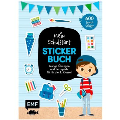 EMF Buch "Das Stickerbuch zum Schulstart" - Blau EMF Buch "Das Stickerbuch zum Schulstart" - Blau