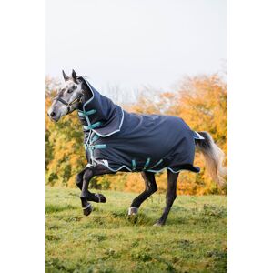 Horseware Amigo Bravo 12 Plus Winterdecke mit abnehmbarem Halsteil, 250g  Navy/Airblue 125 unisex