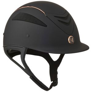 OneK Defender Pro Matt Rosegold Pipe Reithelm  Black 2 unisex