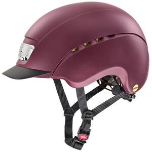 Uvex elexxion mat Mips Reithelm  Burgundy 57-59 unisex