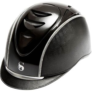 Scharf Helmet nr. 6+Shiny top+001 Crystal  Black/Black S/M Frauen