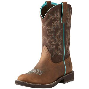 Ariat Delilah Round Toe Western Boot  Brown/Dark Brown 41 Kinder