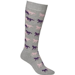 Mountain Horse Kindersocken Rennendes Pferd  Ash Grey 30-35 unisex