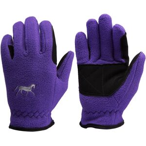 Horze Kinder Fleece Reithandschuhe  Sultry Violet 6 unisex