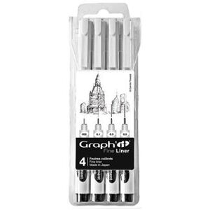 Graphit Pochette Graph'it de 6 Fine Liners Noirs