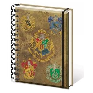 HARRY POTTER - HOGWARTS CRESTS A5 WIRO NOTEBOOK