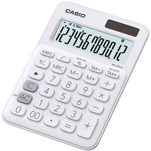 Casio Calculatrice de bureau Casio MS-20 UC Blanc