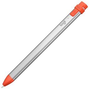 Stylet numérique Logitech Crayon pour iPad versions 2018 et ultérieures Argent et Orange