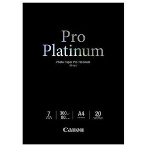 Canon Photo Paper Pro Platinum - A4 (210 x 297 mm) - 300 g/m² - 20 feuille(s) papier photo - pour PIXMA iP3600, MP240, MP480, MP620, MP980