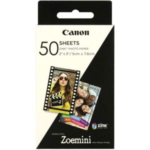 Papier photo Canon ZINK™ 5 x 7,6 cm pour Zoemini 50 feuilles