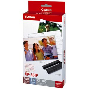 Pack Cartouche d'encre Canon Noir + Papier Canon KP36IP