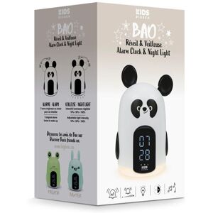 Réveil et Veilleuse BigBen Forme Panda Bao Blanc et Noir