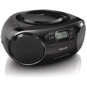 Lecteur de CD Philips AZB500B DAB avec amplification dynamique des basses Noir