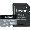 Carte microSDXC 128Go LEXAR Silver