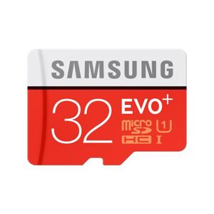 Samsung EVO+ MB-MC32DA - Carte mémoire flash (adaptateur microSDHC - SD inclus(e)) - 32 Go - UHS Class 1 / Class10 - microSDHC UHS-I