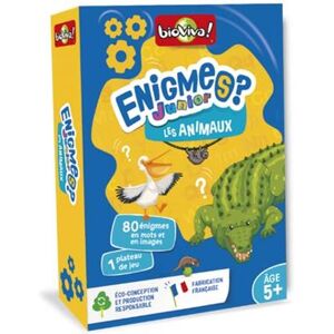 Jeu de cartes Bioviva Enigmes junior Animaux