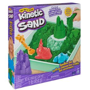 Pâte à modeler Kinetic Sand Coffret Château-Bac à Sable Modèle aléatoire