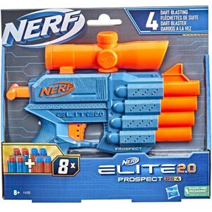 Jeu de plein air Nerf Blaster Elite 2.0 Prospect QS4 Bleu et Orange