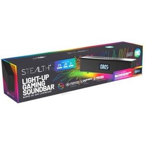 Barre de son lumineuse Just For Games Stealth Light Up Noir