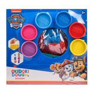 Coffret de 6 pots de pâte à modeler Canenco Paw Patrol Okidoki Modèle aléatoire