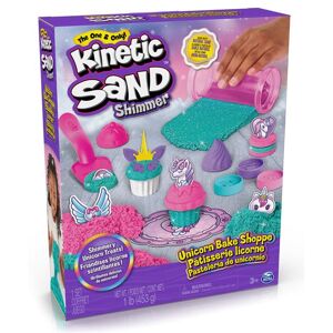 Pâte à modeler pour enfant Kinetic Sand Coffret Pâtisserie Licorne 453 g