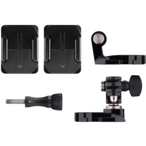 GoPro Helmet Front + Side Mount - Kit de montage de caméscope - pour HERO3; HERO3+; HERO4; HERO6 Black; HERO7 Black, Silver, White