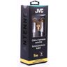 Cable video Jvc Câble sat F 5M blanc gold