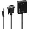 Accsup ADAPTATEUR VGA MALE VERS HDMI FEMELLE 20 CM NOIR