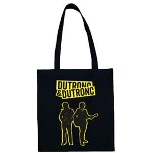 Universal Music Tote Bag Jacques Dutronc et Dutronc Couleur noire Print jaune