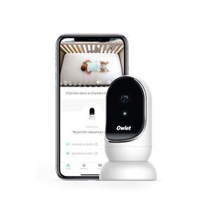 Babyphone Owlet Cam Vidéo HD Blanc