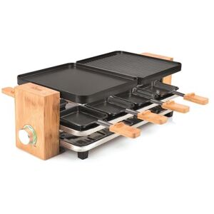 Machine à raclette Koenig Bamboo 556022 8 pièces 1200 W Noir