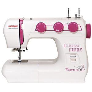 Machine à coudre Janome Magenta 43 60 W Blanc et Rose